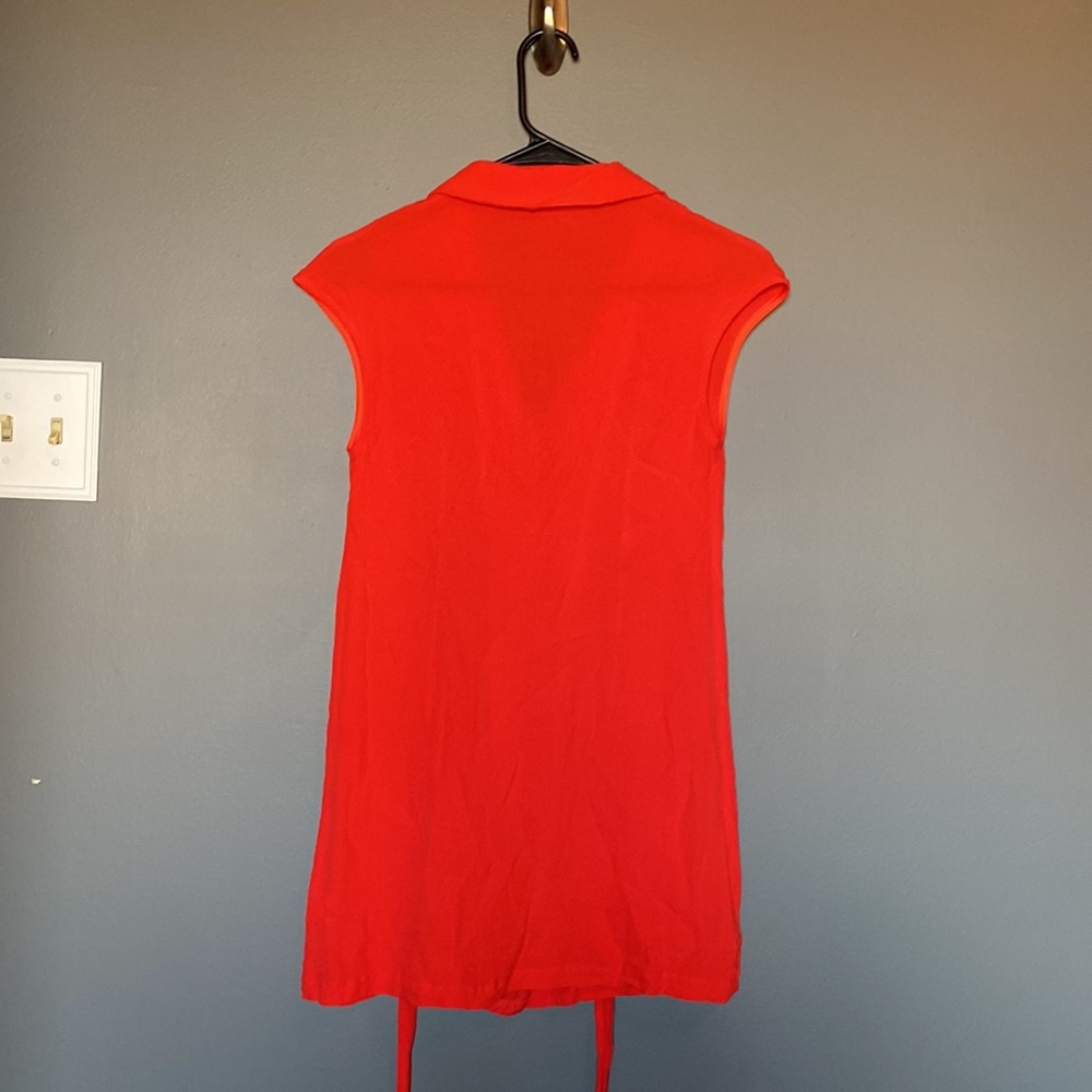 Superdown Red Button Down Collared Dress - image 6